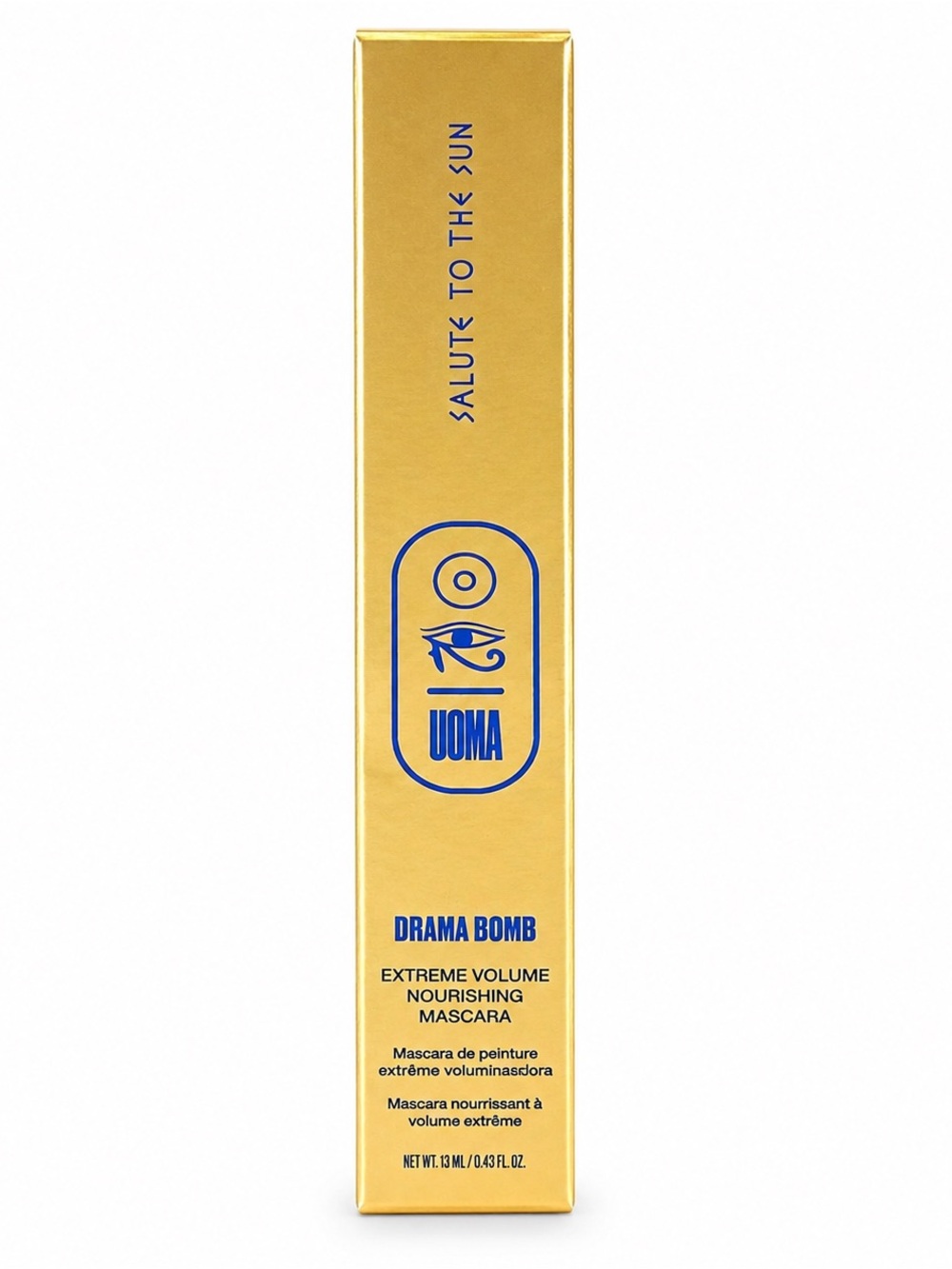 3/$30 UOMA Beauty Drama Bomb Extreme Volume Nourishing Mascara in KEM Black